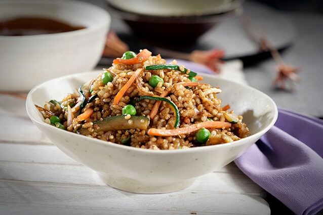 arroz integral con quinoa receta