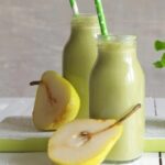 licuado de platano y pera
